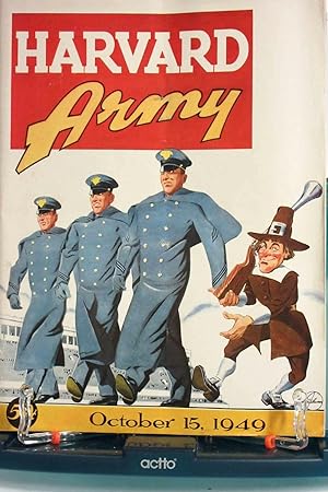 OCTOBER, 15 1949 HARVARD & ARMY FOOTBALL PROGRAM.