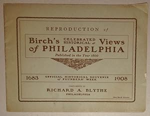 Reproduction Of Birch's Celebrated Historical Views Of Philidalphia Published In The Year 1800 Of...