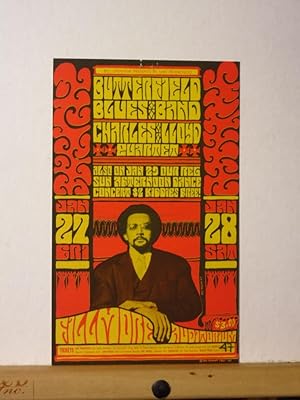 Bill Graham/Filmore Postcard #47 ( Butterfield Blues Band, Charles Lloyd Quartet )