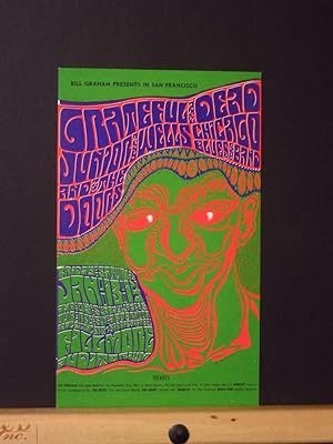 Bill Graham/Filmore Postcard #45 ( Grateful Dead, Junior Wells, Doors )