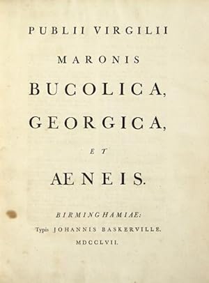 Publii Virgilii Maronis. Bucolica, Georgica, et Aenis