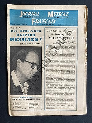 JOURNAL MUSICAL FRANCAIS-N°97-6 AVRIL 1961