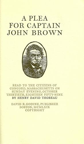 A PLEA FOR CAPTAIN JOHN BROWN