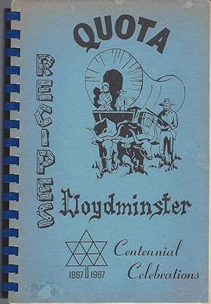 Quota recipes : Lloydminster centennial celebrations, 1867-1967.