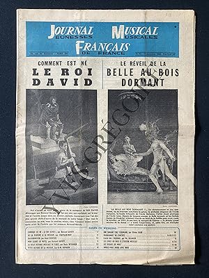 JOURNAL MUSICAL FRANCAIS (Jeunesses Musicales de France)-N°92-15 NOVEMBRE 1960