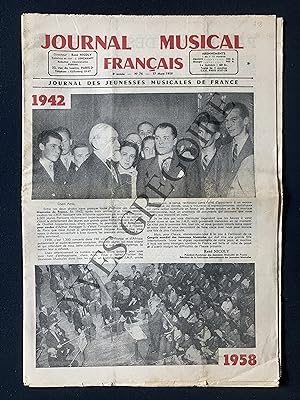 JOURNAL MUSICAL FRANCAIS-N°76-17 MARS 1959