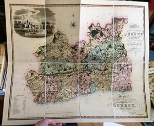 Map of the County of Surrey from an Actual Survey Made in the Years 1822 and 1823 By C. & I. Gree...