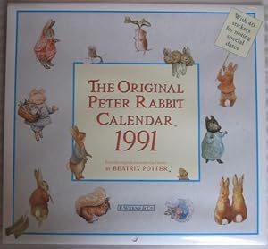 The Original Peter Rabbit Calendar 1991 -with 40 Stickers for Noting Special Dates (still in plas...