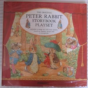 The Original Peter Rabbit Storybook Playset: Includes a Stage Set with Four Scenes, Stand-Up Figu...