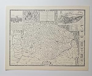 Norfolk County Map 1610 (c.1970 Facsimile Reproduction)