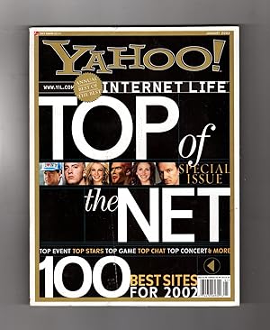 Yahoo! Internet Life Magazine - January, 2002 with Microsoft 'Experience the Excitement' Windows ...