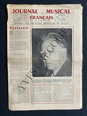 JOURNAL MUSICAL FRANCAIS-N°86-8 FEVRIER 1960