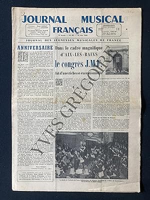 JOURNAL MUSICAL FRANCAIS-N°89-23 MAI 1960