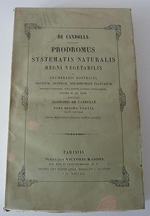 Prodromus systematis naturalis regni vegetabilis sive enumeratio contracta ordinum, generum, spec...