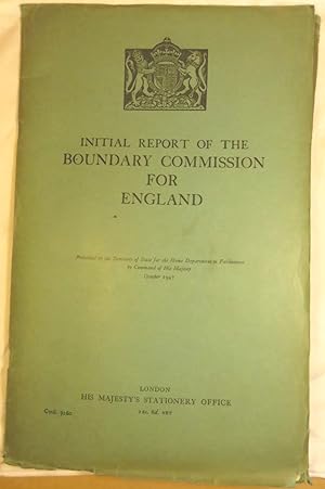 Boundary Commission for England Initial Report