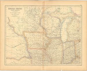United States / North America . The North Central Section, Comprising Michigan, Illinois, Wiscons...