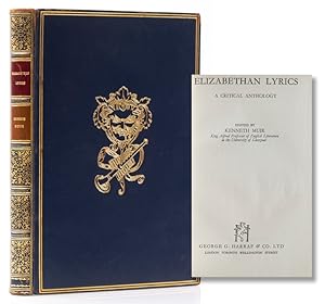 Elizabethan Lyrics. A Critical Anthology