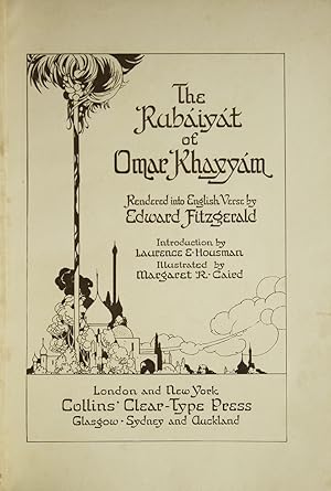 Rubaiyat of Omar Khayyam Rendered into English Verse by Edward Fitzgerald. Introduction by Lauren...