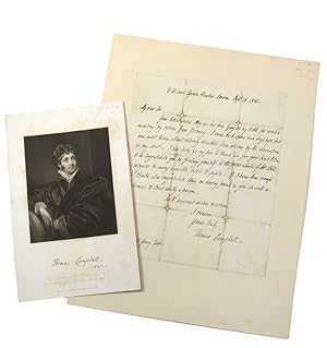 Autograph Letter Signed ("Thomas Campbell") To Ronald Young