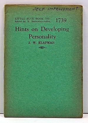 Hints on Developing Personality (Little Blue Book No. 1739)