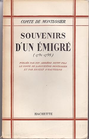 Souvenirs d'un émigré (1791-1798)