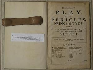 The London Prodigal; with Pericles, Prince of Tyre; Plays; Comedies, Histories, Tragedies