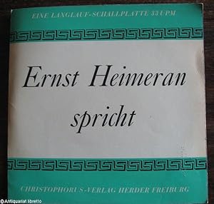 Ernst Heimeran spricht. Schallplatte.