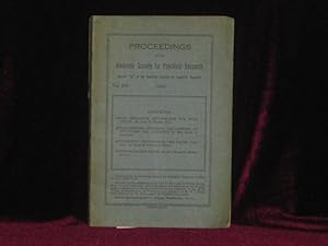 CROSS REFERENCE EXPERIMENTS FOR MARK TWAIN In Proceedings of the American Society for Psychical R...