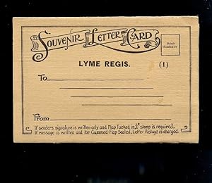 Lyme Regis. Souvenir Letter Card.