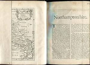 Magna Britannia et Hibernia, Antiqua et Nova. Northamptonshire portion only.