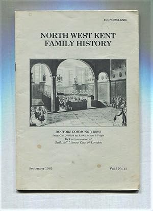North West Kent Family History. Volume 3 Number 11.