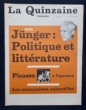 La Quinzaine littéraire - du 15 au 31 janvier 1969 - N° 65 -