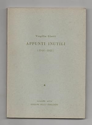 Appunti inutili (1946 - 1955)