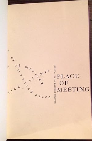 Place of Meeting: Poems, 1958-1960 (Signed Copy)