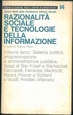 Razionalità sociale e tecnologie della informazione. Descrizione e critica dell'utopia tecnocrati...