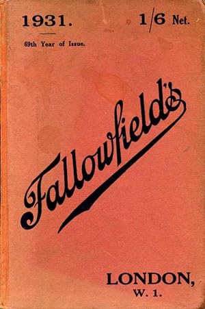 Fallowfield's Photographic Annual.1931