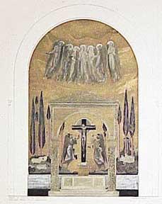 Design of Mosaic for Sancturary, Church of our Savior of the Bleeding Heart.