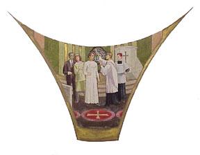 Ordaining a Priest. Mosaic Design.