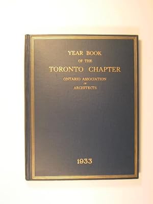 Year Book of the Toronto Chapter - Ontario Association of Architects