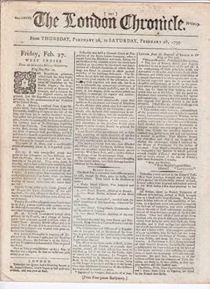 The London Chronicle from Thursday, February 26, to Saturday, February 28, 1795