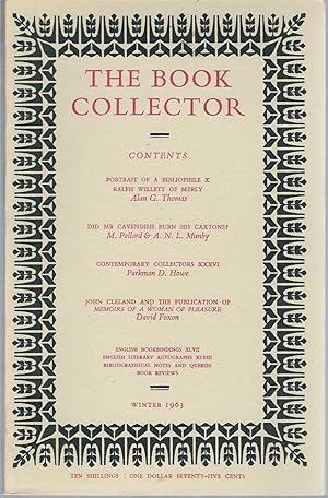 The Book Collector Volume 12 No 4 Winter 1963