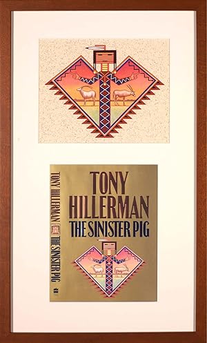 The Sinister Pig: Original Painting for the Cover plus the signed first edition [2 Items]