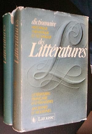 Dictionnaire historique, thématique et technique des littératures; littératures française et étra...