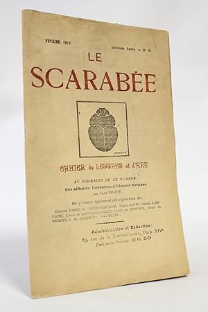 Le scarabée. Cahier de lettres et d'art. N°15, deuxième année