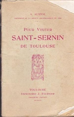 1930 Vintage French Guide Book Pour Visiter Saint-Sernin De Toulouse