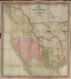 A New Map of Texas, Oregon, and California.