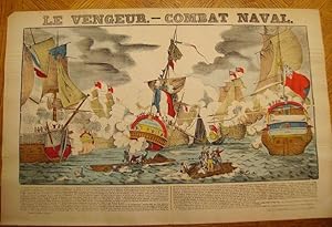 Le Vengeur. - Combat naval.
