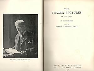 Frazer Lectures; 1922-1932