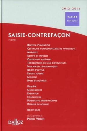 saisie-contrefaçon (édition 2012/2013)