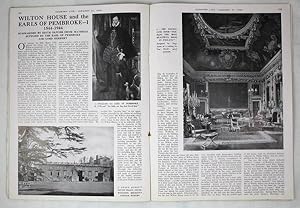 Original Issue of Country Life Magazine Dated January 21st 1944, with a Main Feature on Wilton Ho...